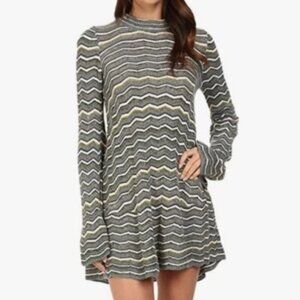 Free People Chevron Ziggy Knit Dress